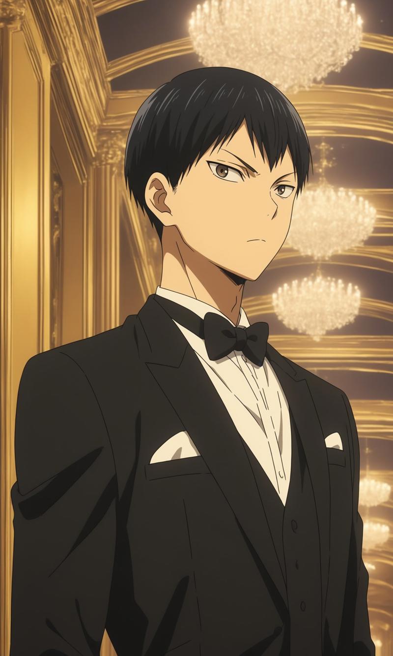 00639-1006027424-1boy, Tobio Kageyama from Haikyuu!!, BREAK source_anime , best quality,   wearing a black tuxedo with a bow tie, formal setting,.jpg